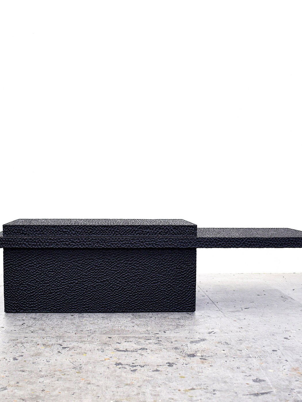 T2 Table in carved, blackened maple by John Eric Byers for RUNE, New York.