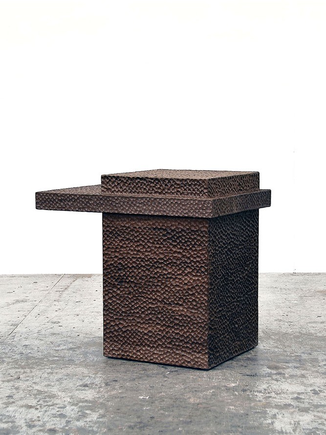 BWT4 Table in carved American walnut by John Eric Byers for RUNE, New York.
