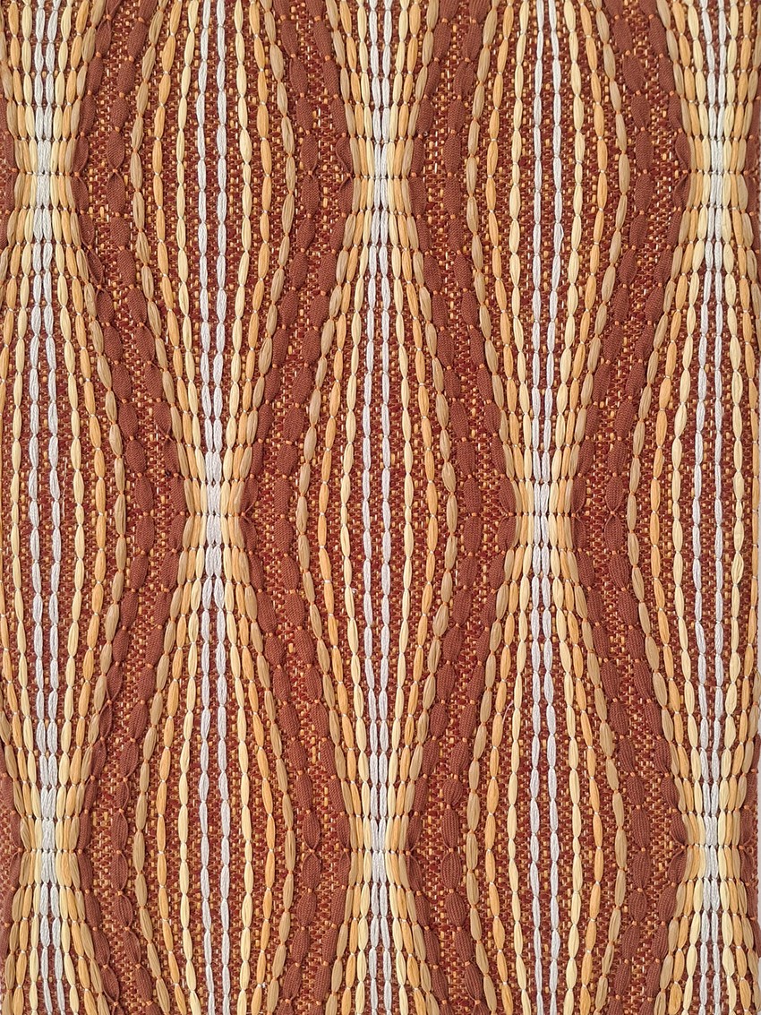 Handmade embroidered fabric by P+L Studio in Paris, France, designed for furniture & wallcovering for bespoke interior design applications. Available through RUNE in New York.